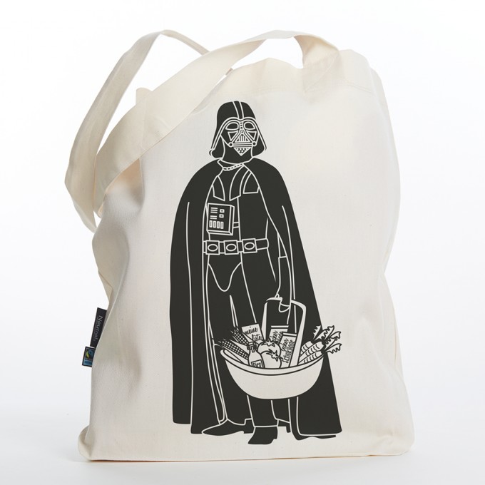 Frau Schnobel Grafik Baumwolltasche "Darth" Frau Schnobel Grafik Baumwolltasche "Darth"