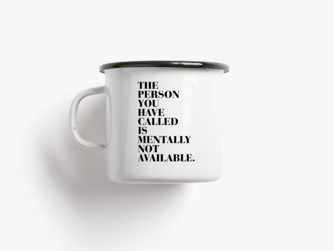typealive / Emaillebecher Tasse / Available