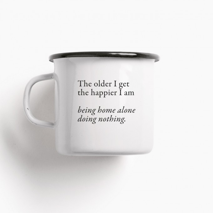 typealive / Emaillebecher Tasse / Doing Nothing