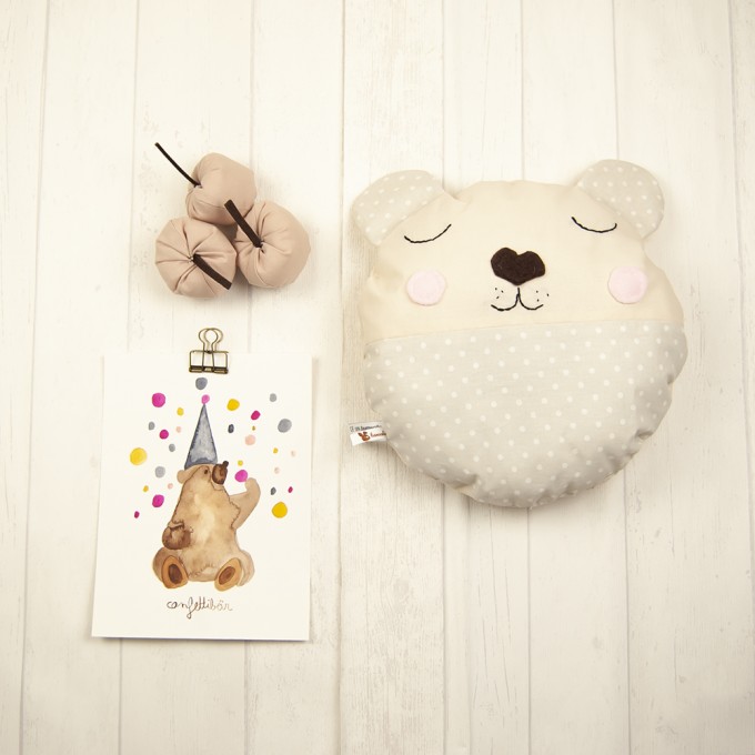 hasenkinder - Teddykissen kuschelweich - Stoffkissen hasenkinder - Teddykissen kuschelweich - Stoffkissen
