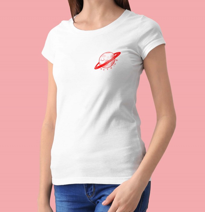 Martin Krusche - T-Shirt »The Wall« Frauen, Weiss Martin Krusche - T-Shirt »The Wall« Frauen, Weiss