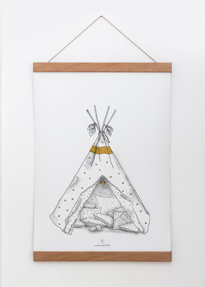 MEINE LIEBE - Poster Tipi DIN A3 MEINE LIEBE - Poster Tipi DIN A3