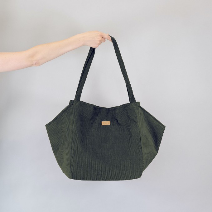 ZACAMO – Totebag • Cord • flaschengrün ZACAMO – Totebag • Cord • flaschengrün