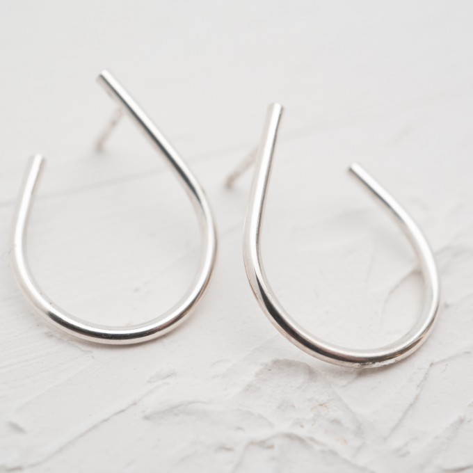 Ohrstecker Tropfenform - Sterlingsilber - SchmuckvonVreni