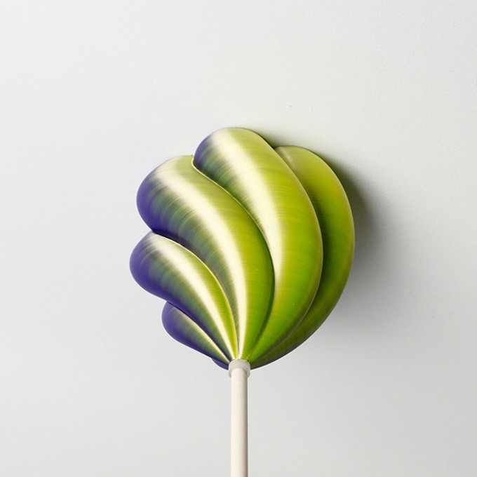 canopie® - Lampenbaldachin – Tulpe Twist Duo Grün-Lila