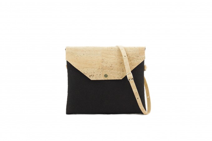 UlStO – MARILA Handtasche Quadratisch Schwarz Natur Kork vegan UlStO – MARILA Handtasche Quadratisch Schwarz Natur Kork vegan