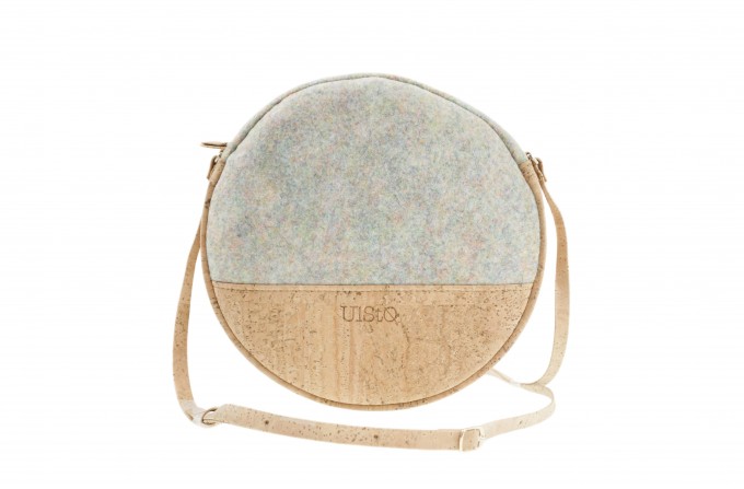 UlStO – MACRA Handtasche Rund Konfetti Natur Kork vegan UlStO – MACRA Handtasche Rund Konfetti Natur Kork vegan