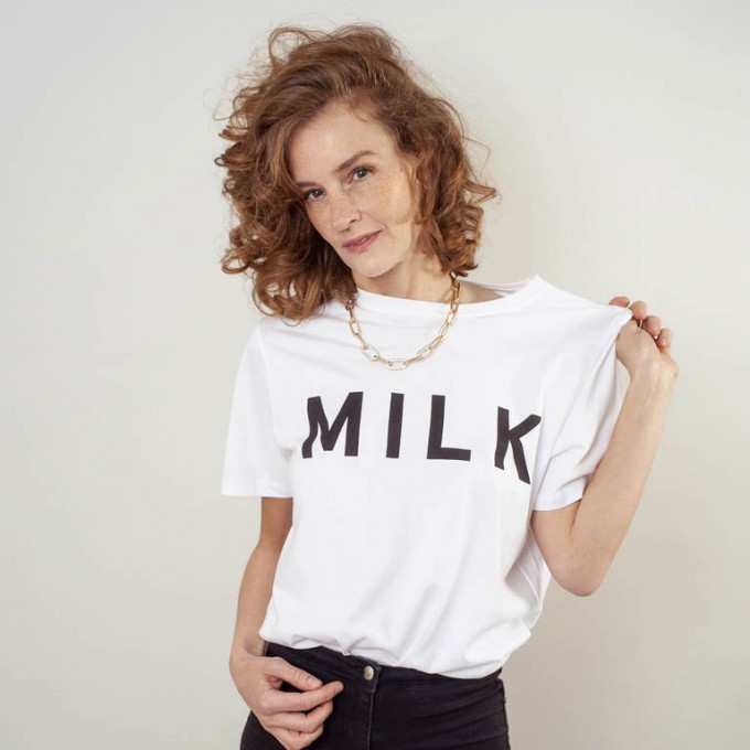 T-Shirt MILK lang – Vanilla Milk