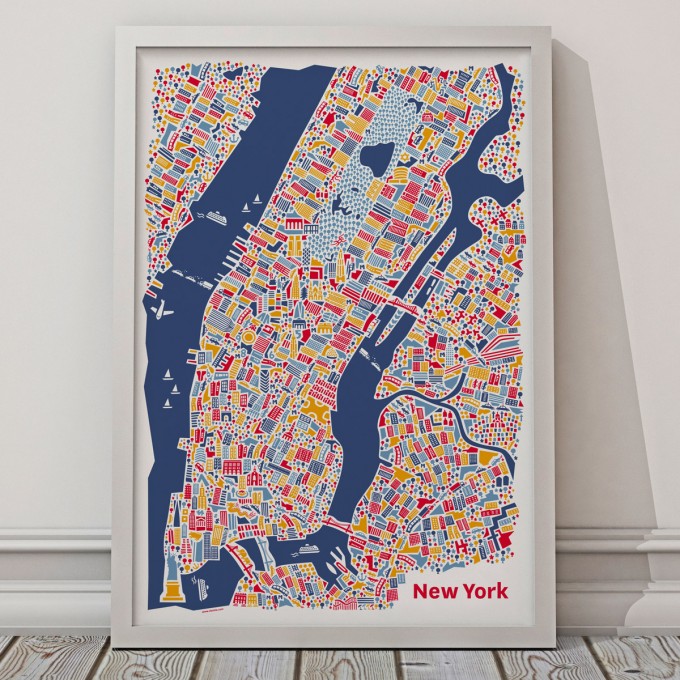 Vianina New York Poster 50 x 70