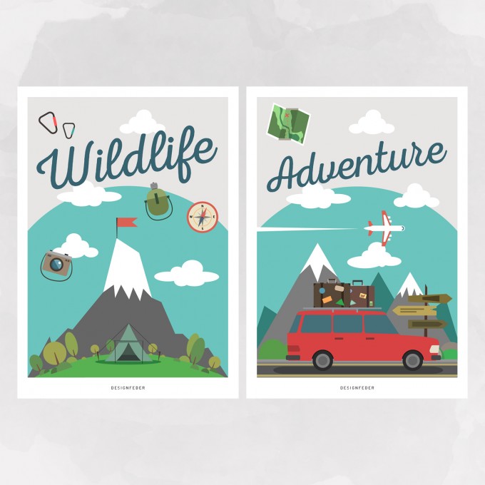 designfeder | Postkarten Adventure designfeder | Postkarten Adventure