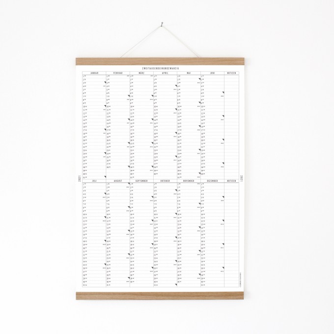 KLEINWAREN / VON LAUFENBERG Der A2 Wandkalender 2021 mit Posterleiste KLEINWAREN / VON LAUFENBERG Der A2 Wandkalender 2021 mit Posterleiste