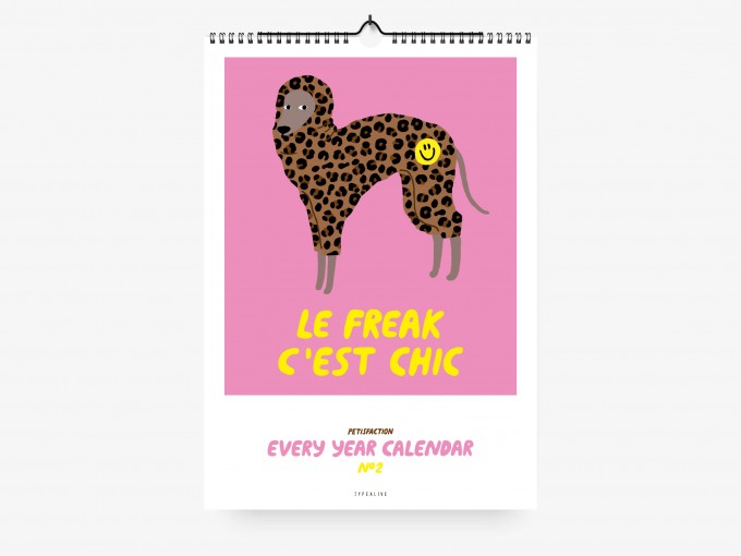 typealive / Wandkalender DIN A4 / Petisfaction "Dogs" No. 2