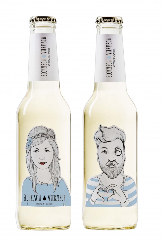 Sechzisch Vierzisch / Weinschorle / Weißwein + Wasser (15er-Kiste) Sechzisch Vierzisch / Weinschorle / Weißwein + Wasser (15er-Kiste)