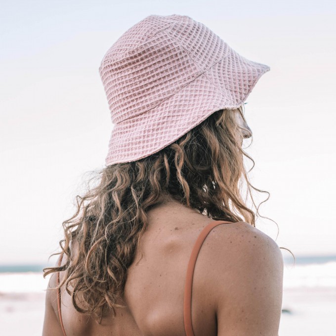 We Make Patterns - Bucket Hat Peach We Make Patterns - Bucket Hat Peach
