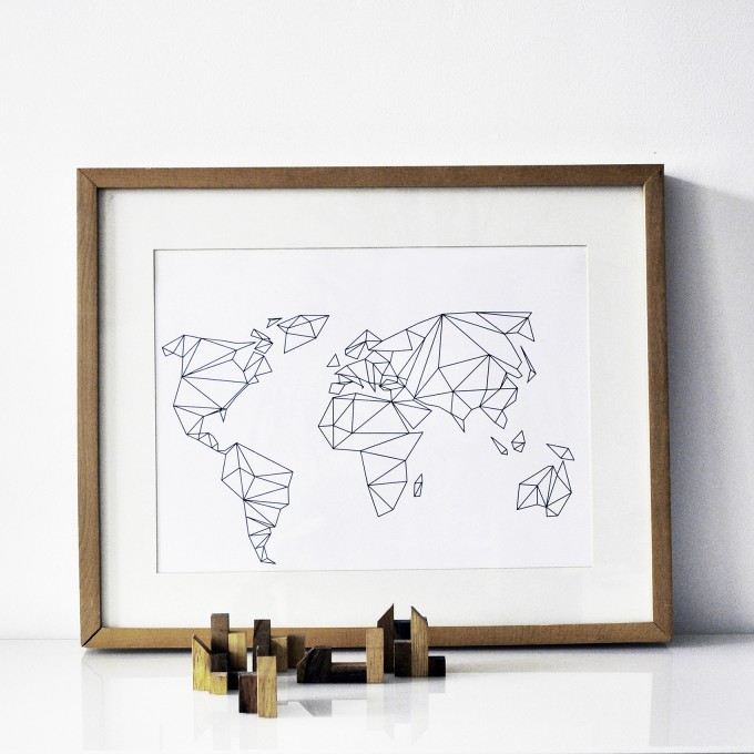 na.hili Print Geometrical World - A3 Poster na.hili Print Geometrical World - A3 Poster
