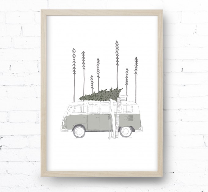Kruth Design POSTER / WINTER VAN Kruth Design POSTER / WINTER VAN