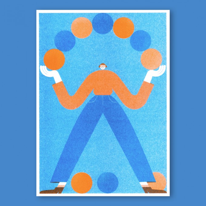 Anne Albert – You can do it – Riso-Druck (12,7 x 17 cm) Anne Albert – You can do it – Riso-Druck (12,7 x 17 cm)
