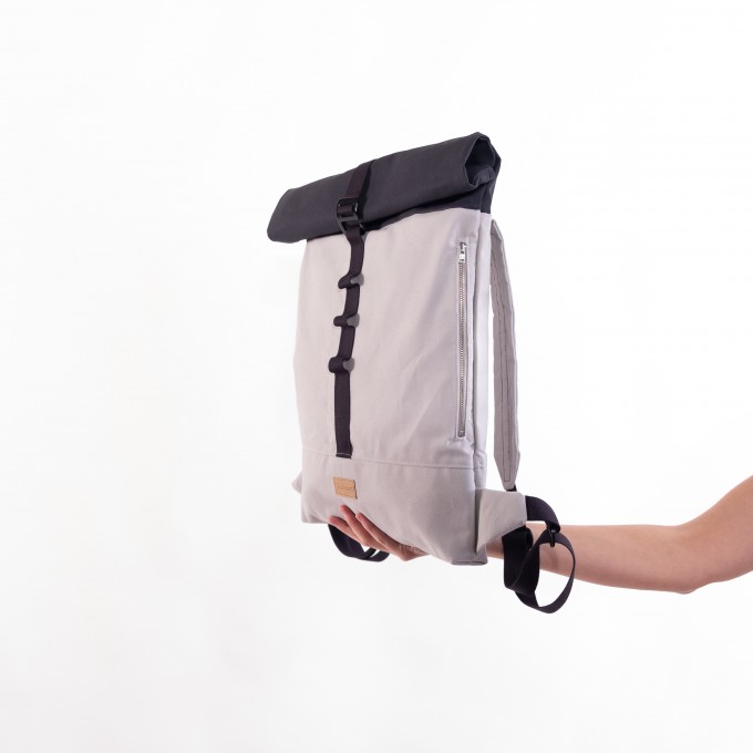 ZACAMO – Rucksack • Oka • grey/black ZACAMO – Rucksack • Oka • grey/black