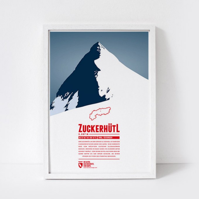 Marmota Maps – Zuckerhütl - Bergdruck Marmota Maps – Zuckerhütl - Bergdruck