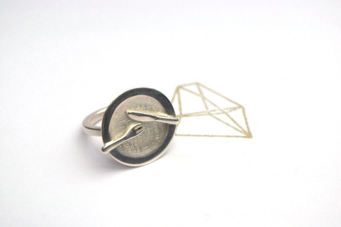 TAFELSILBER
Ring "Teller" aus 925/- Silber TAFELSILBER
Ring "Teller" aus 925/- Silber