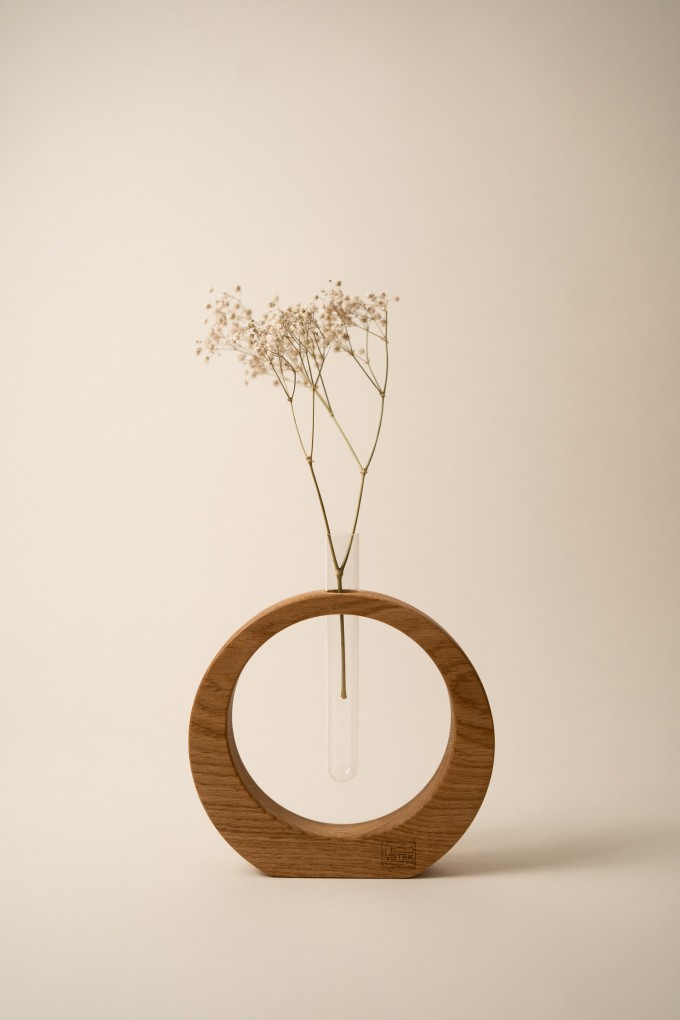 Holzvase ONDO - BTRK Design