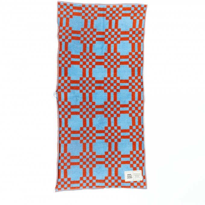 Towel.Studio | Weave Frottee Handtuch | Sky & Brick