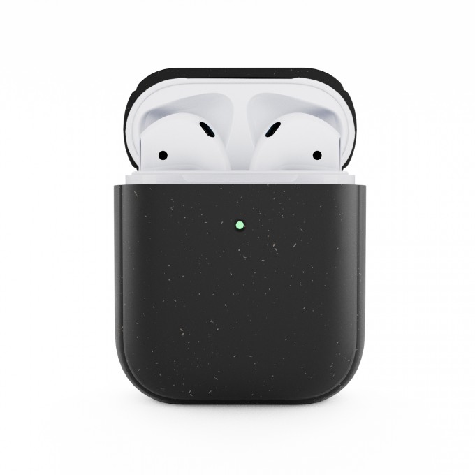 Woodcessoires – Nachhaltiges AirPod Case aus Bio-Material für AirPods 1 / 2 / Pro (schwarz) Woodcessoires – Nachhaltiges AirPod Case aus Bio-Material für AirPods 1 / 2 / Pro (schwarz)