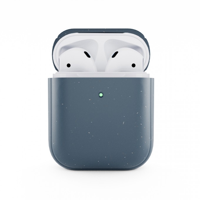 Woodcessoires – Nachhaltiges AirPod Case aus Bio-Material für AirPods 1 / 2 / Pro (navy blau) Woodcessoires – Nachhaltiges AirPod Case aus Bio-Material für AirPods 1 / 2 / Pro (navy blau)