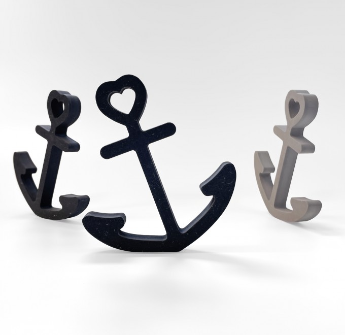 ellips design AHOI • kleiner Deko-Anker in 2 Farben