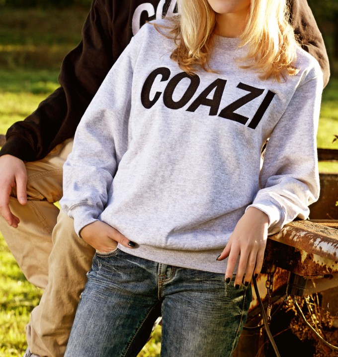 Coazi Label Sweater Grey Female Coazi Label Sweater Grey Female