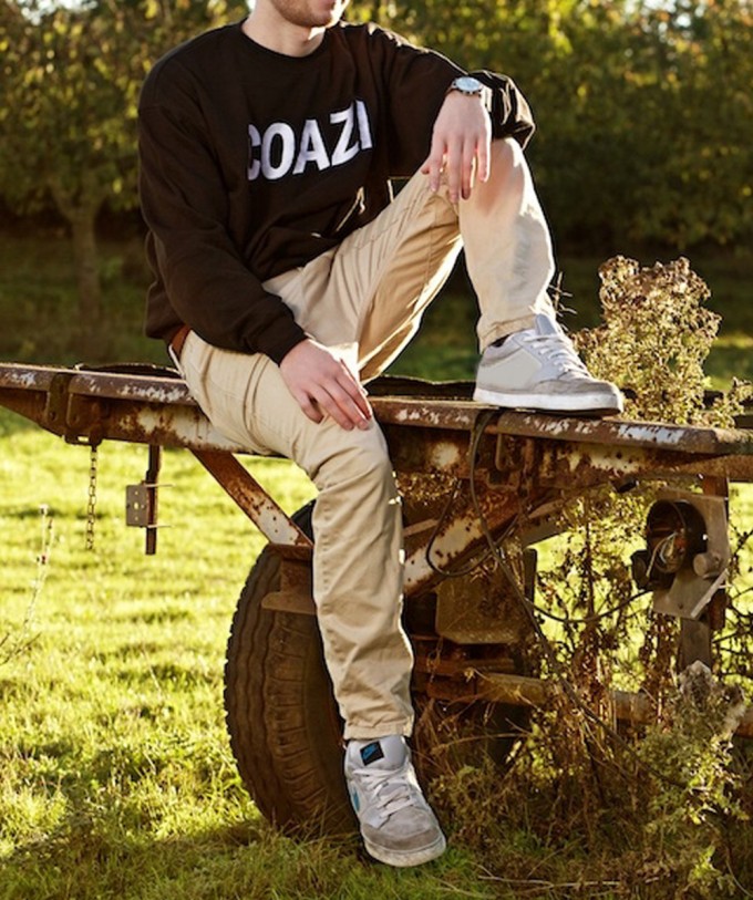 Coazi Label Sweater Black Coazi Label Sweater Black