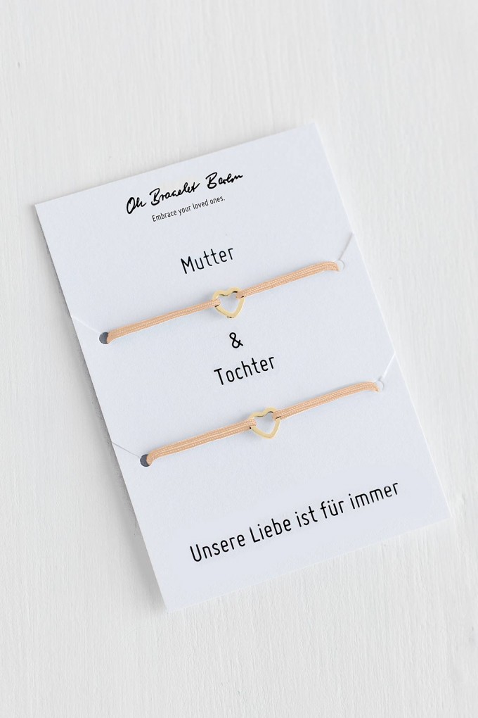 Oh Bracelet Berlin - 2er-Set: Armband »Mutter & Tochter« Farbe Gold Oh Bracelet Berlin - 2er-Set: Armband »Mutter & Tochter« Farbe Gold