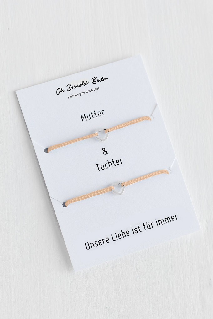 Oh Bracelet Berlin - 2er-Set: Armband »Mutter & Tochter« Farbe Silber Oh Bracelet Berlin - 2er-Set: Armband »Mutter & Tochter« Farbe Silber