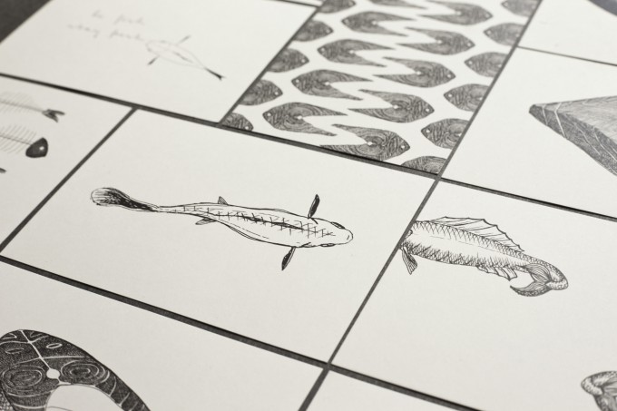 thethe eleven fishy cards Postkarten-Set (11 Stück) thethe eleven fishy cards Postkarten-Set (11 Stück)