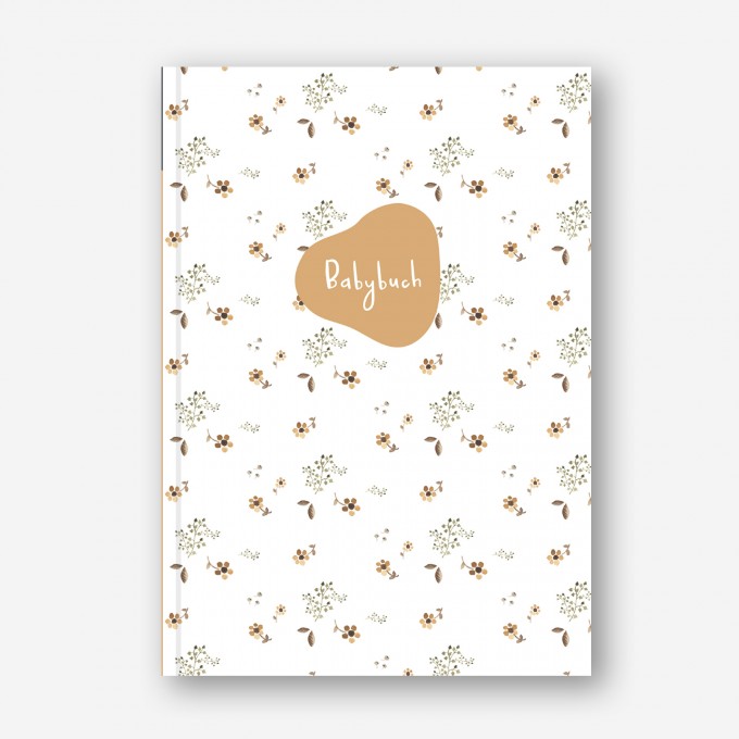 Babybuch - Mein erstes Jahr - Blumen gelb - Elliet Babybuch - Mein erstes Jahr - Blumen gelb - Elliet