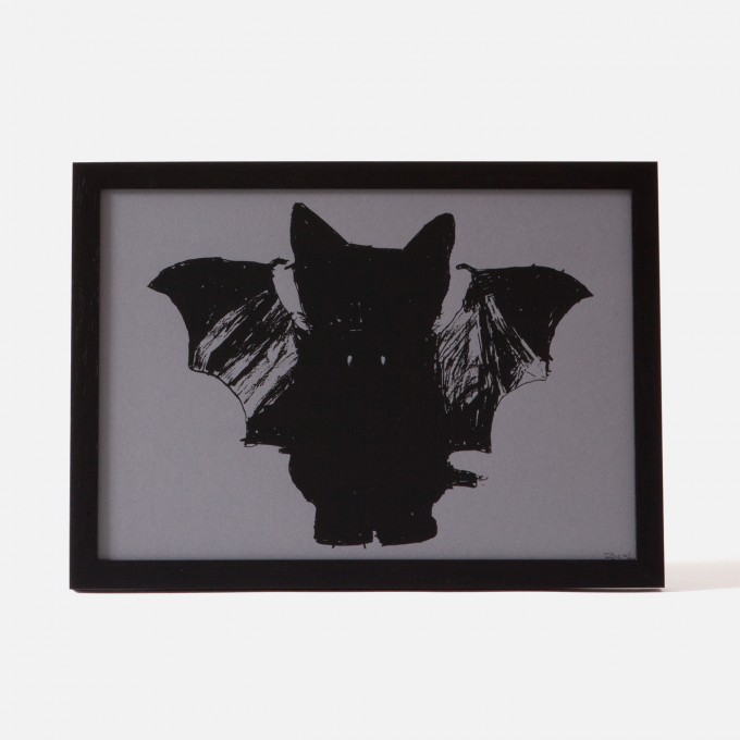 Bon Matin Siebdruck BatCat Bon Matin Siebdruck BatCat