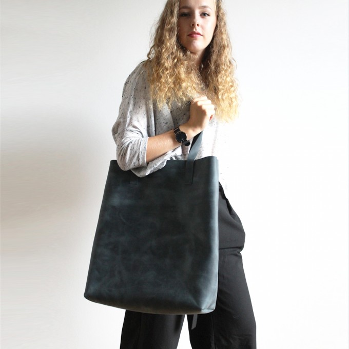 GROTKOP COLLECTION LUNA BIG SHOPPER blau GROTKOP COLLECTION LUNA BIG SHOPPER blau
