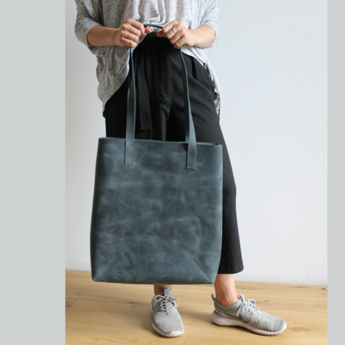 GROTKOP COLLECTION LUNA BIG SHOPPER blau GROTKOP COLLECTION LUNA BIG SHOPPER blau
