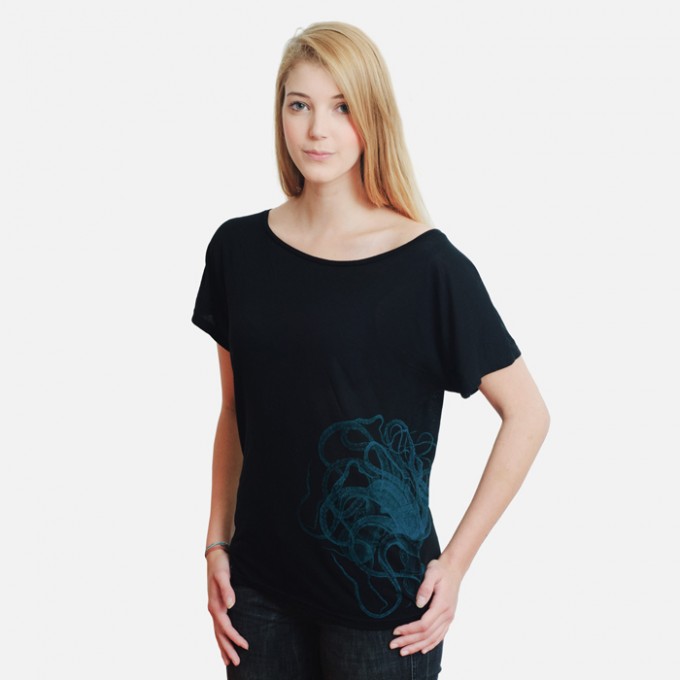 Bon Matin Fashion Top Oktopus (blaugrün) Bon Matin Fashion Top Oktopus (blaugrün)