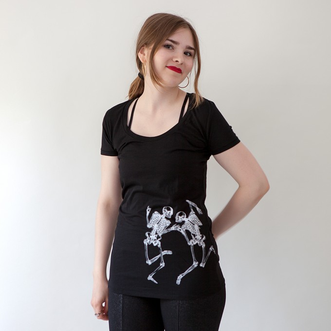 Bon Matin Tunic Shirt Skelette (black) Bon Matin Tunic Shirt Skelette (black)