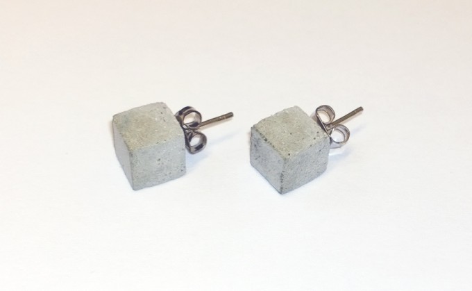 betonIDEE bricks | filigrane Ohrstecker aus Beton betonIDEE bricks | filigrane Ohrstecker aus Beton