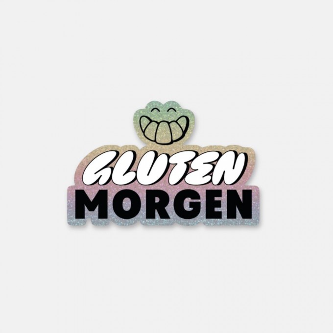 Aufkleber Gluten Morgen – Brunhilda