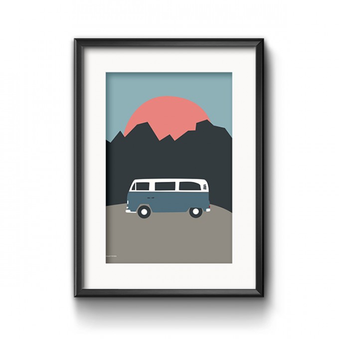 Roadtyping Bulli Print 30x40cm Roadtyping Bulli Print 30x40cm