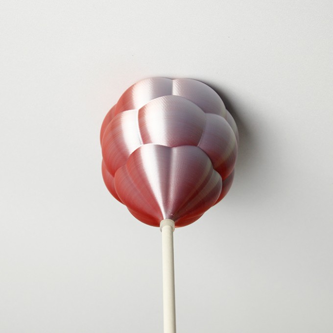 canopie® - Lampenbaldachin – Beere Duo Pink-Silber