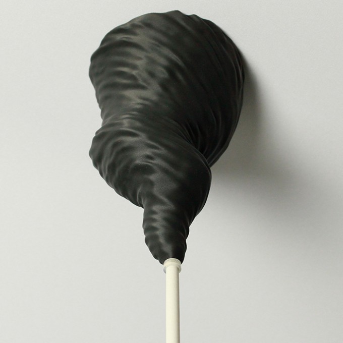 canopie® - Lampenbaldachin – Twister Mattschwarz