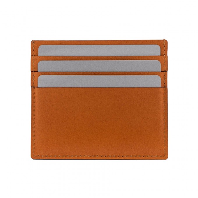 Cardholder Wallet in cognac - aus premium pflanzlich gegerbtem Leder Cardholder Wallet in cognac - aus premium pflanzlich gegerbtem Leder