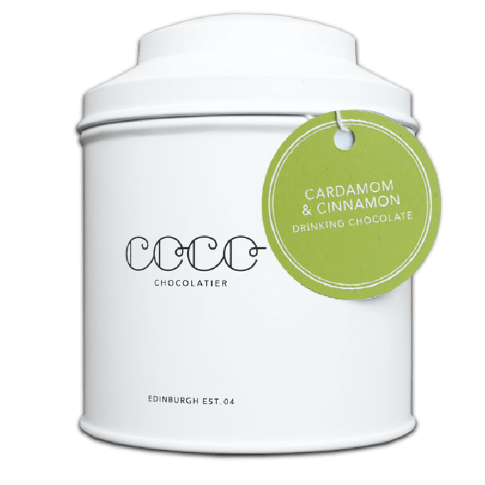 Coco Chocolatier zartbitter Trinkschokolade Kardamon & Zimt (vegan) Coco Chocolatier zartbitter Trinkschokolade Kardamon & Zimt (vegan)