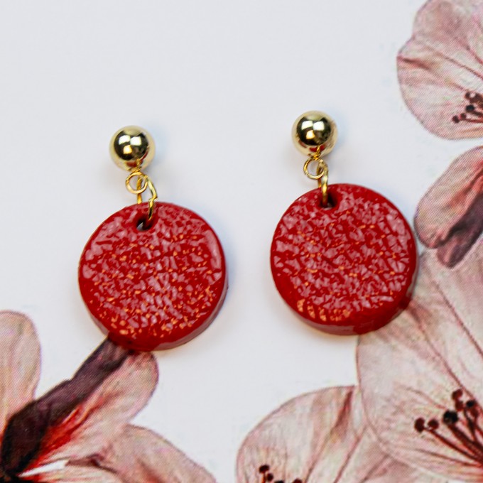 nathys_illustration Ohrringe "cherry Chic" 1,5cm