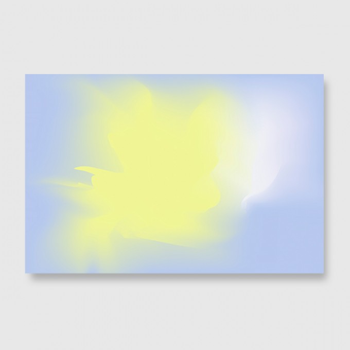 ZEITLOOPS "Clouds of Colour", Druck auf Aludibond, 30x45 cm