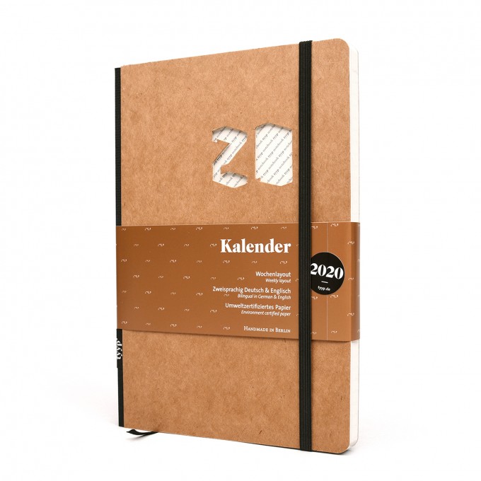 tyyp Kalender 2020 - Soft, Natur, DIN A5, Handmade tyyp Kalender 2020 - Soft, Natur, DIN A5, Handmade